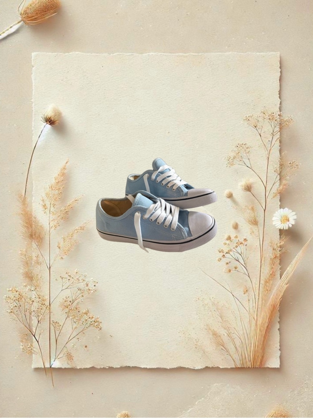 Big Girls Canvas Lace-Up Sneakers